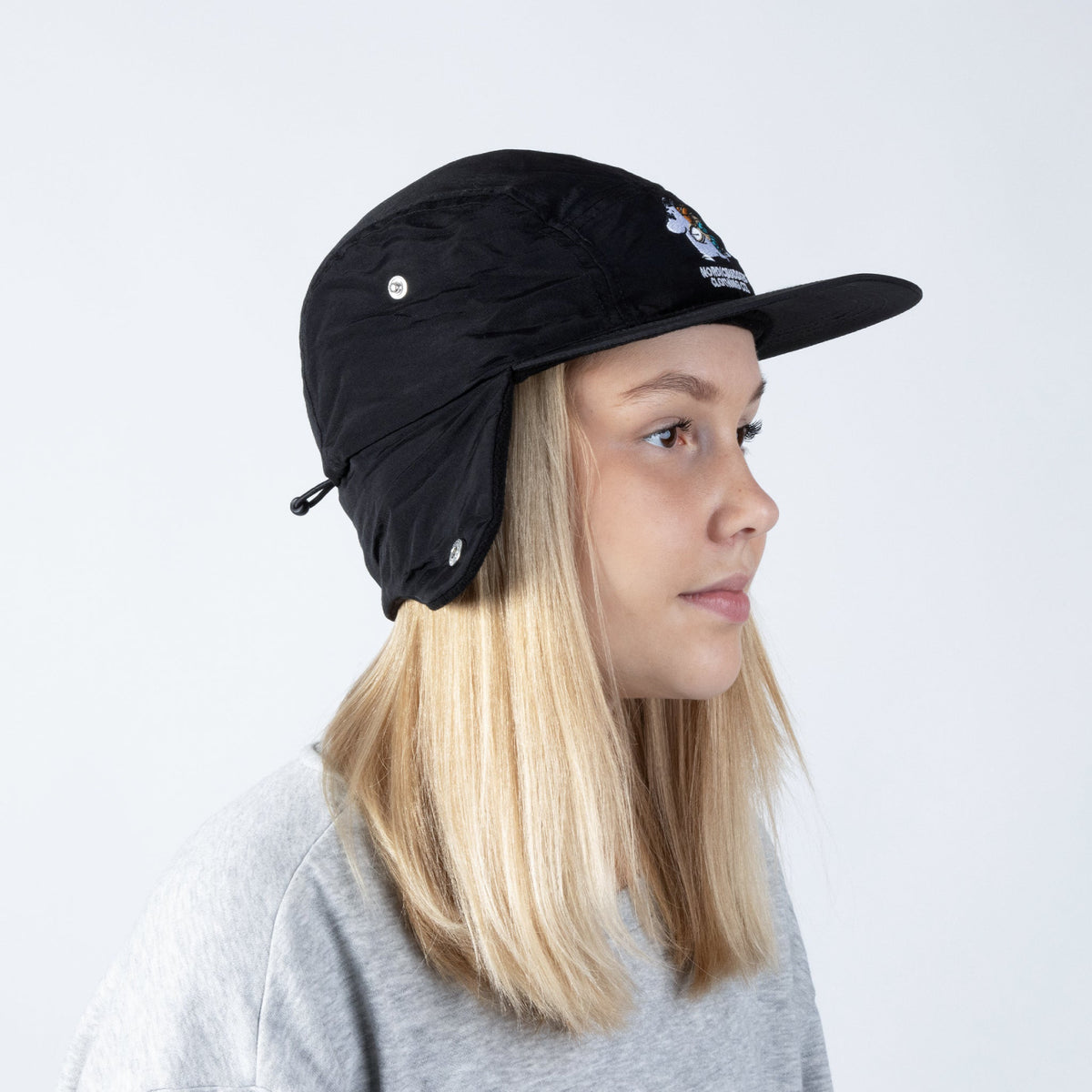 Moomintroll Adventure Nylon Cap With Ear Warmer