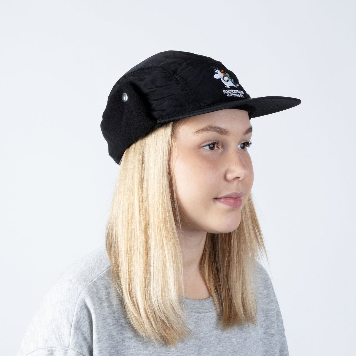 Moomintroll Adventure Nylon Cap With Ear Warmer