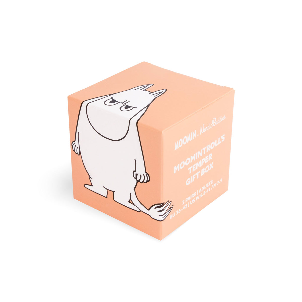 Moomintroll Temper Socks 36-42 Gift Box 2 pcs