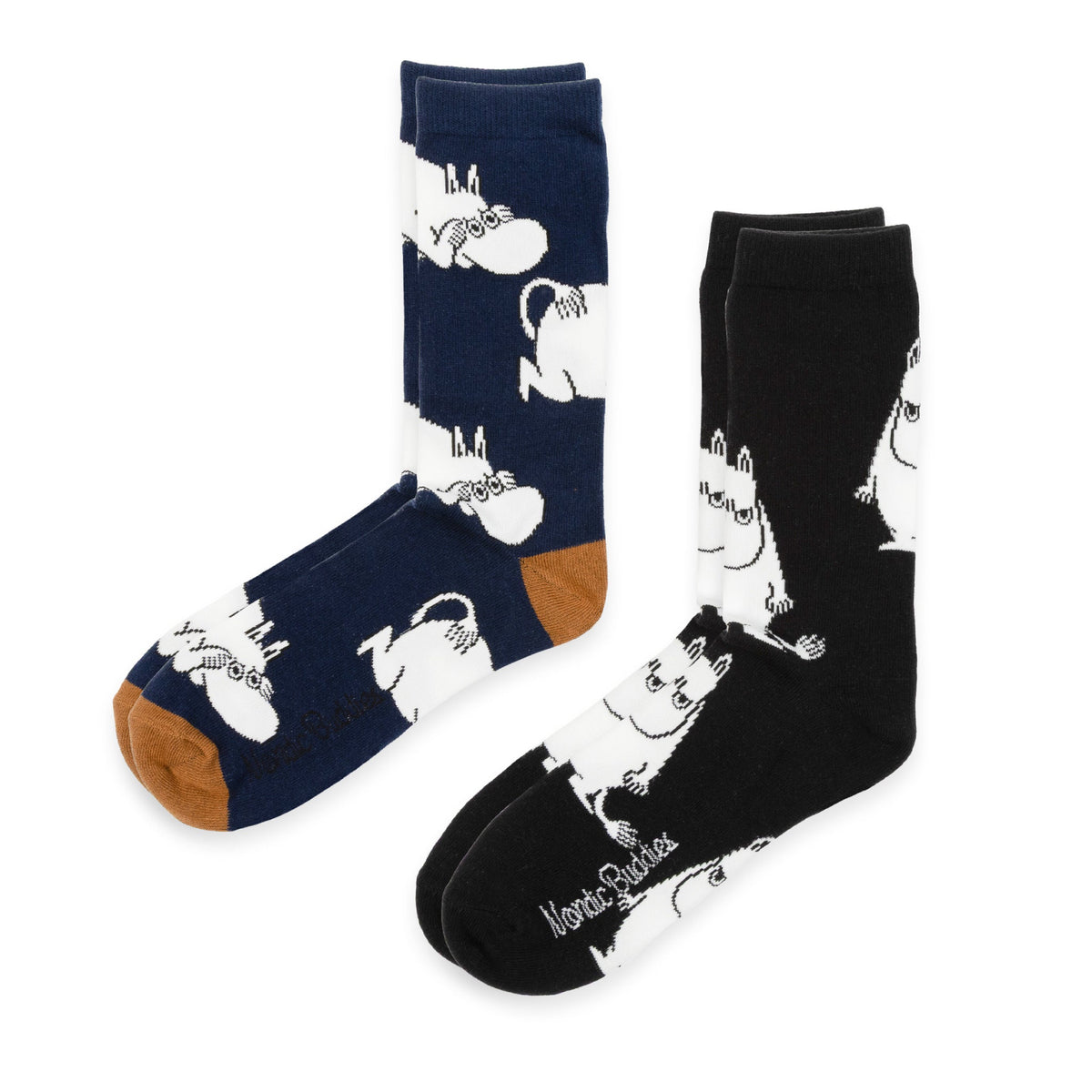 Moomintroll Angry Sock 40-45 Gift Box 2 pcs
