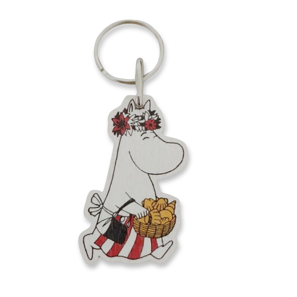 Wooden Keyring Moominmamma