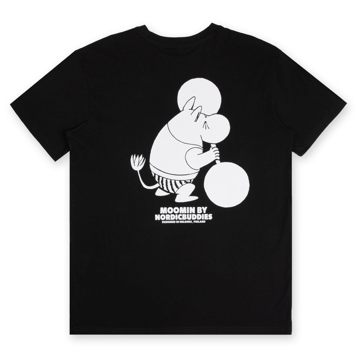 T-shirt Moomintroll Weightlifting Black