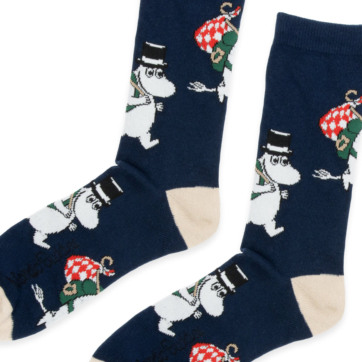 Moomin Socks Moominpappa Adventure Black