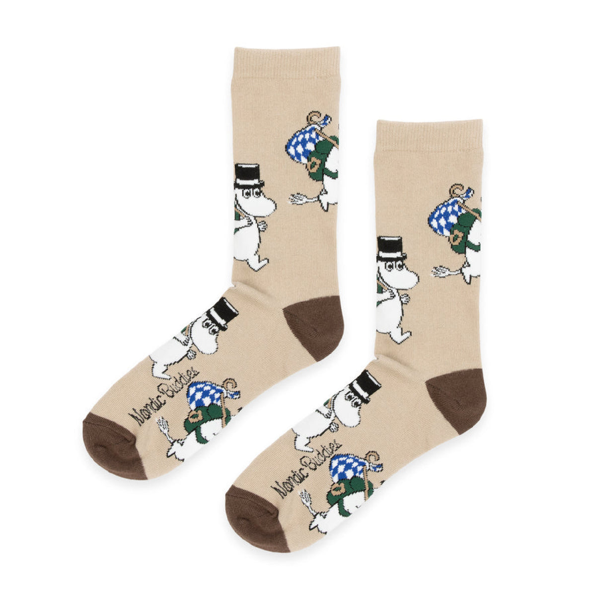 Moomin Socks Moominpappa Adventure Beige