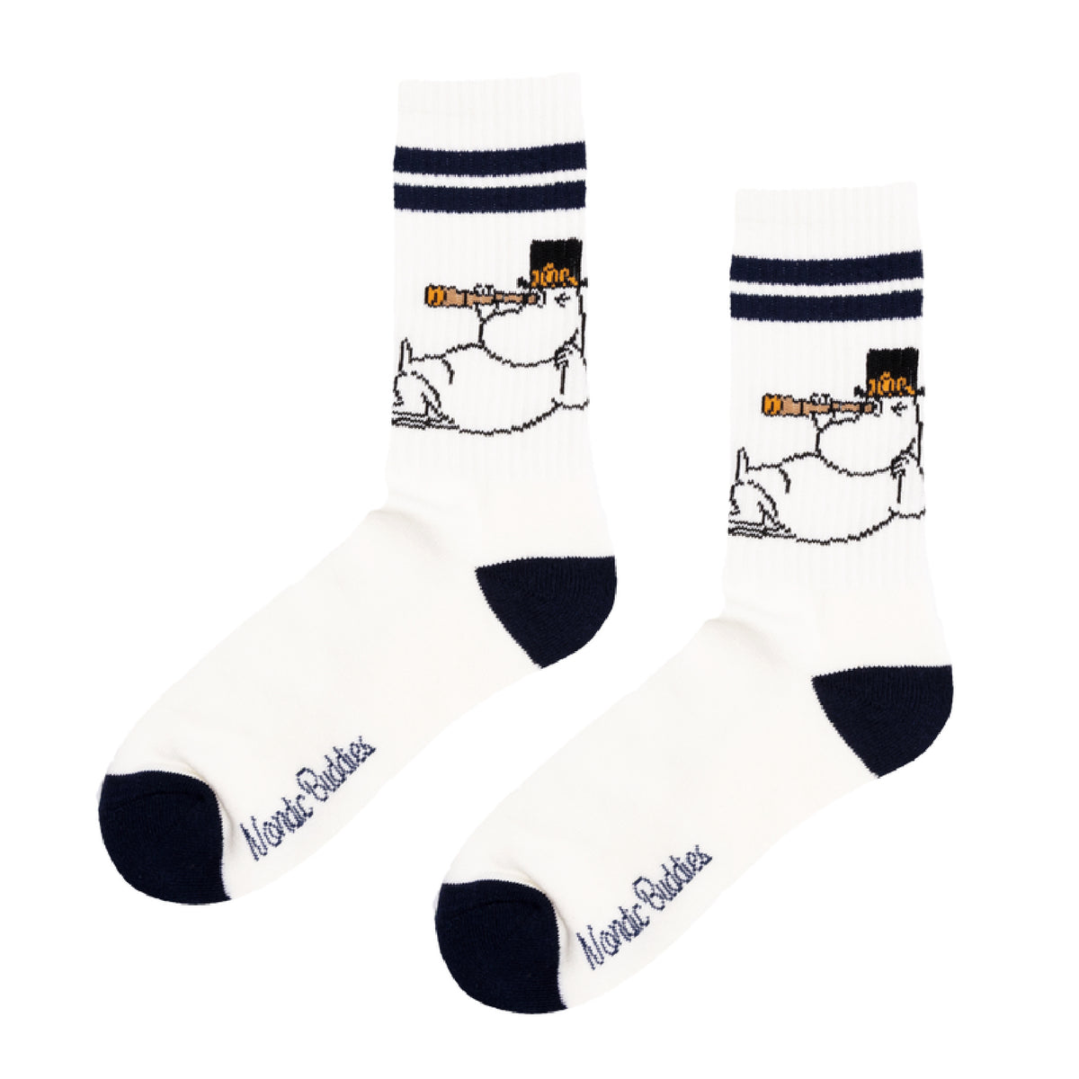 Moomin Retro Socks Moominpappa Spyglass