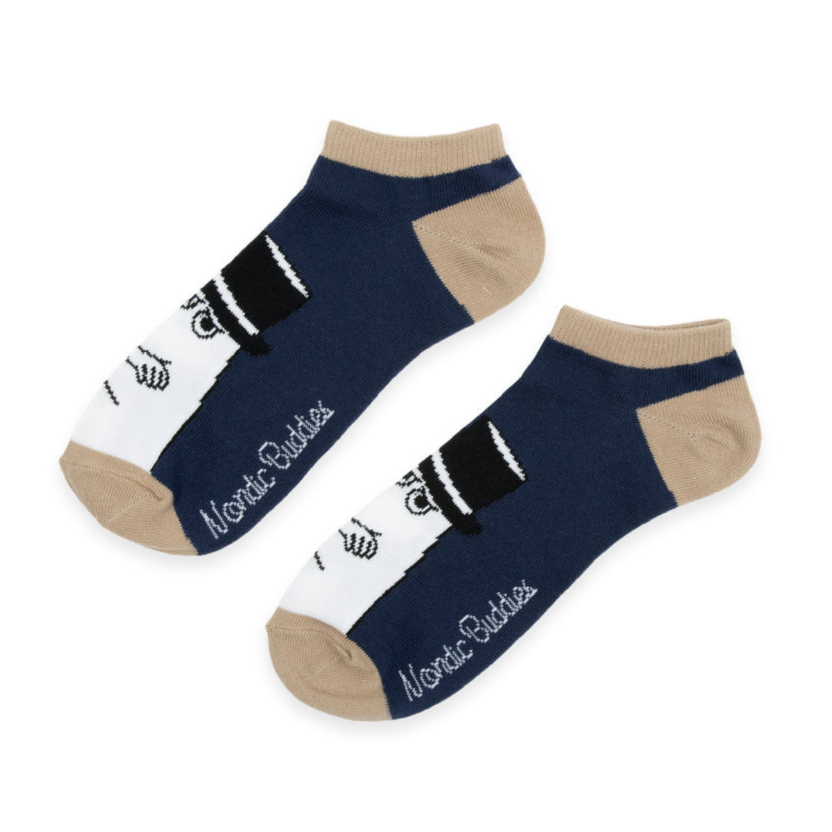 Ankle Socks Moominpappa Thinking Blue