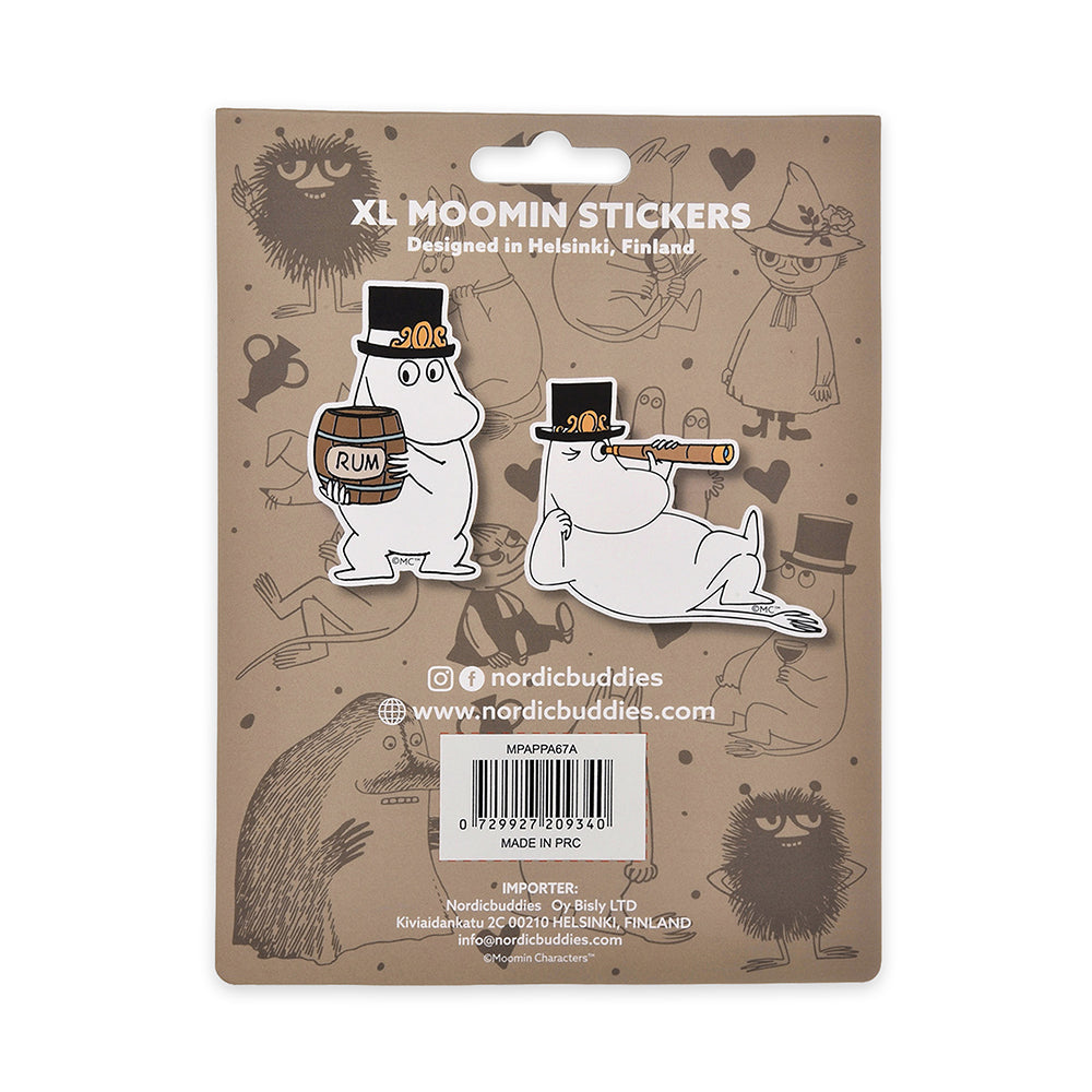 Moominpappa XL Stickers 2 pcs