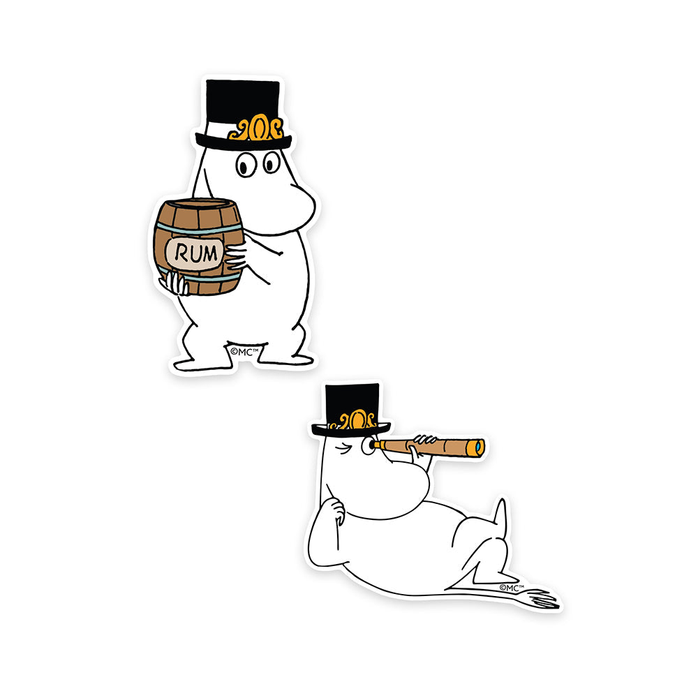 Moominpappa XL Stickers 2 pcs