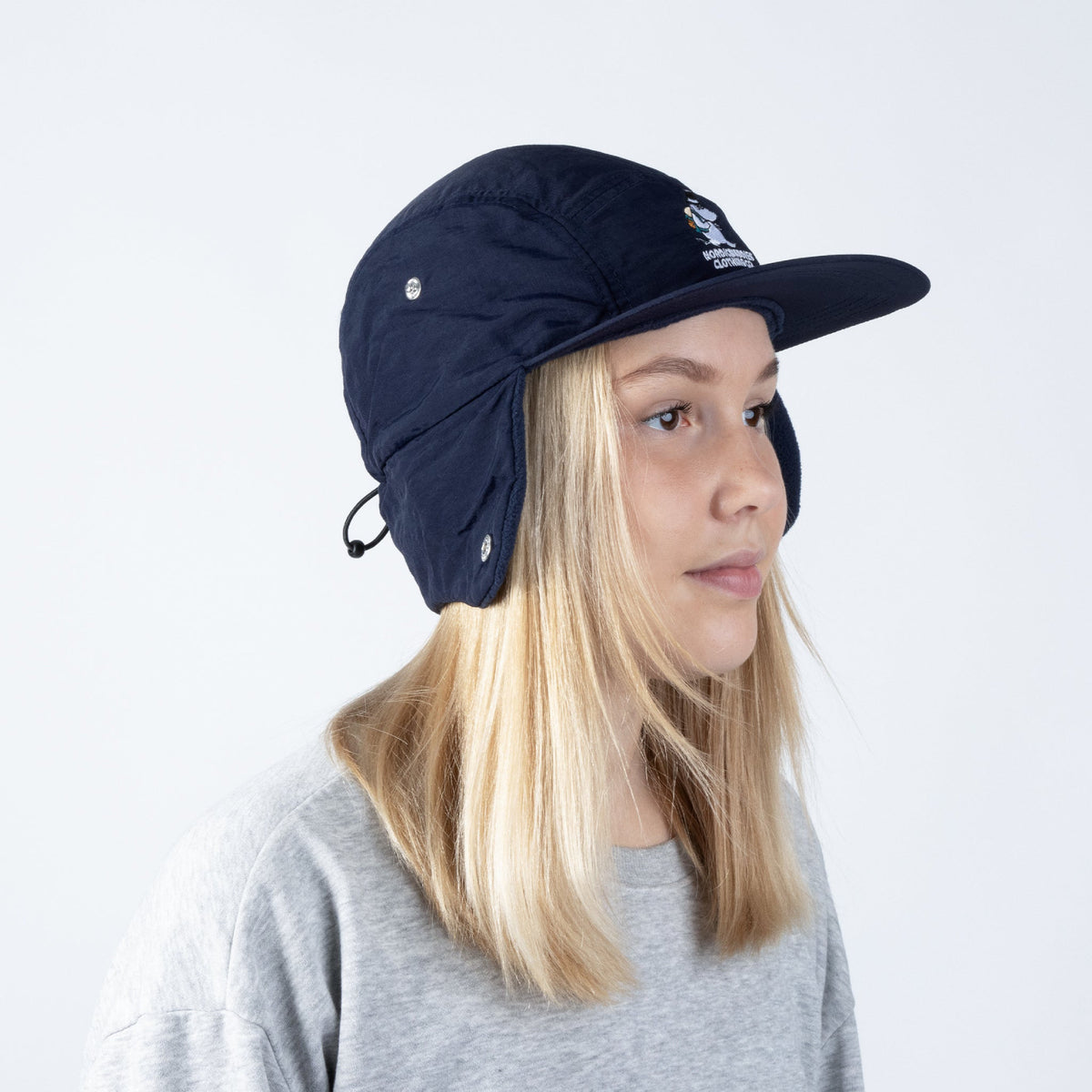 Moominpappa Nylon Cap With Ear Warmer