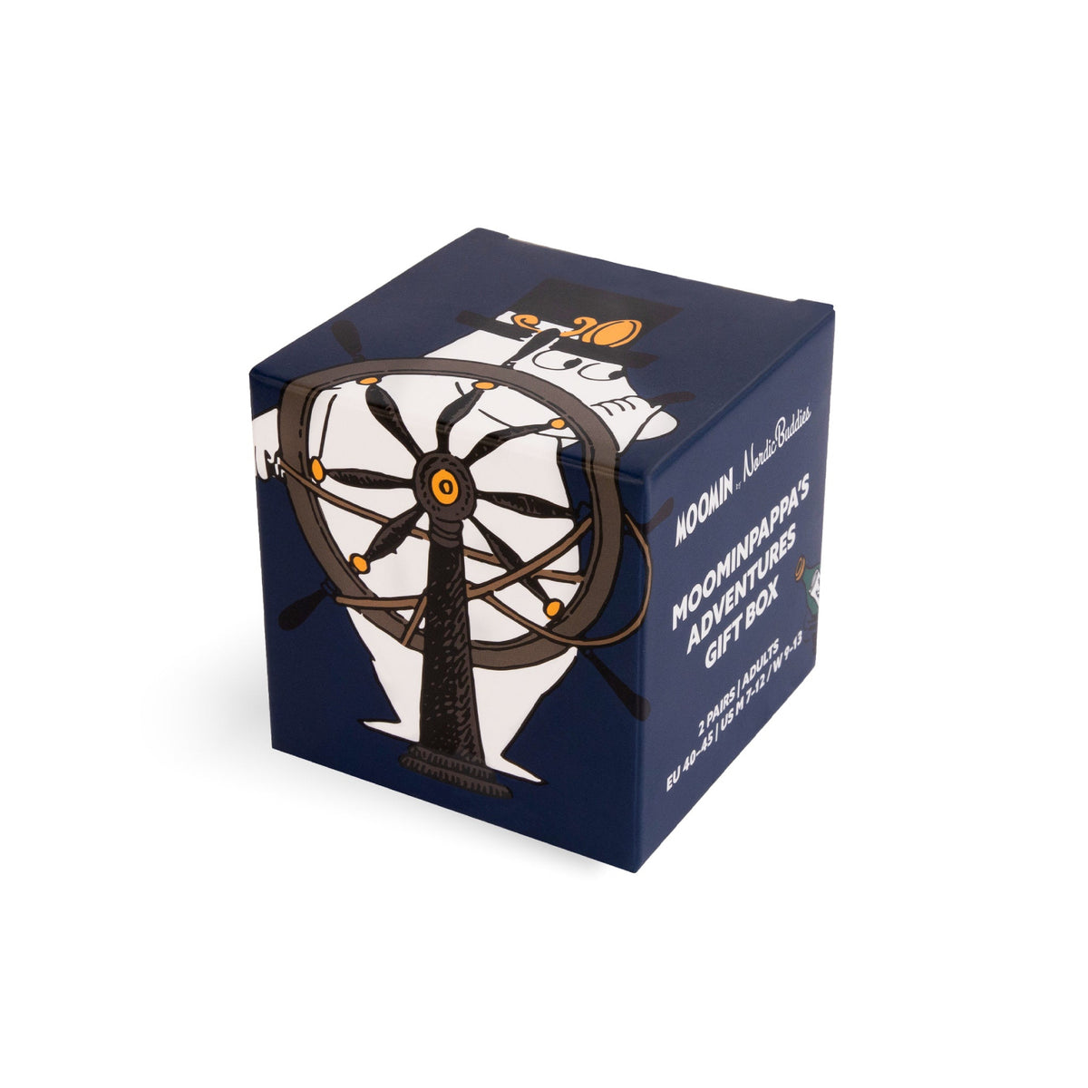 Moominpappa Socks 40-45 Gift Box 2 pcs