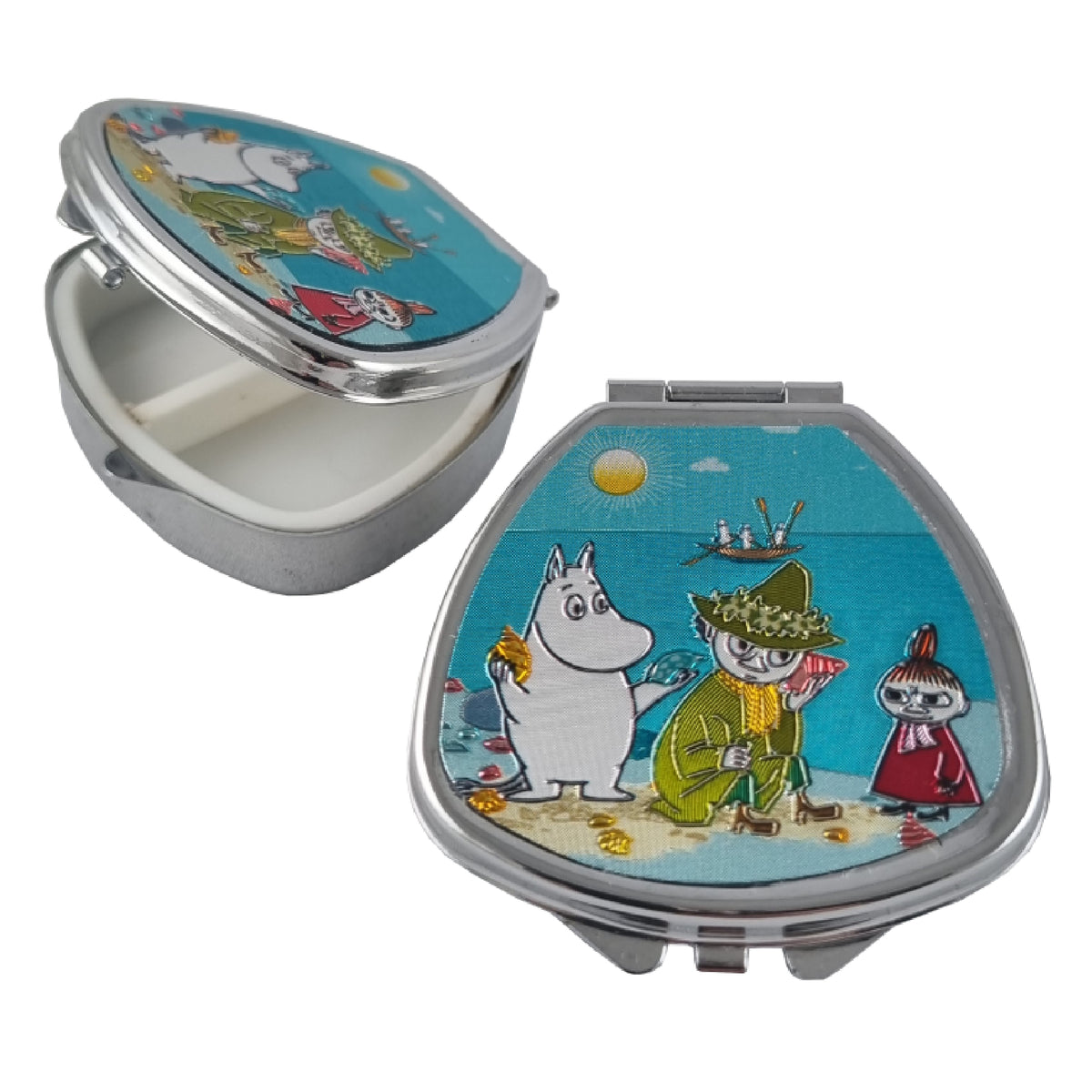 Pill Box Moomintroll, Snufkin and Little My