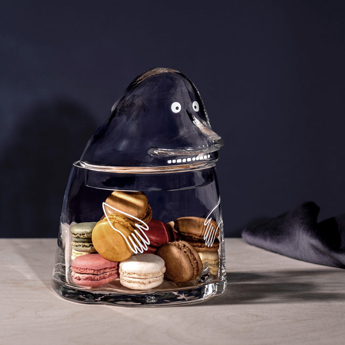 The Groke Shaped Glass Jar 19.5 cm