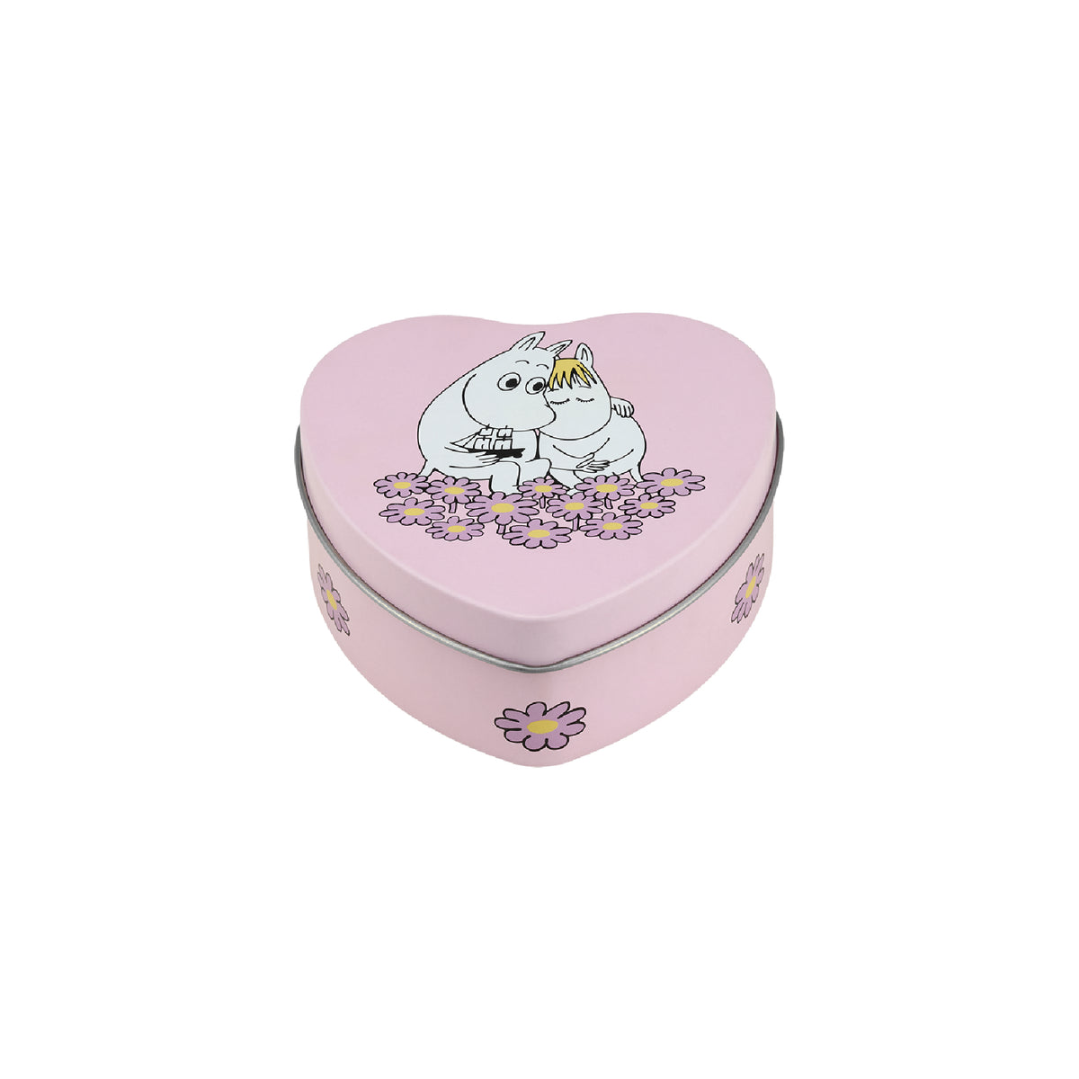Moomin Heart Shaped Tin Together 10 x 10 cm