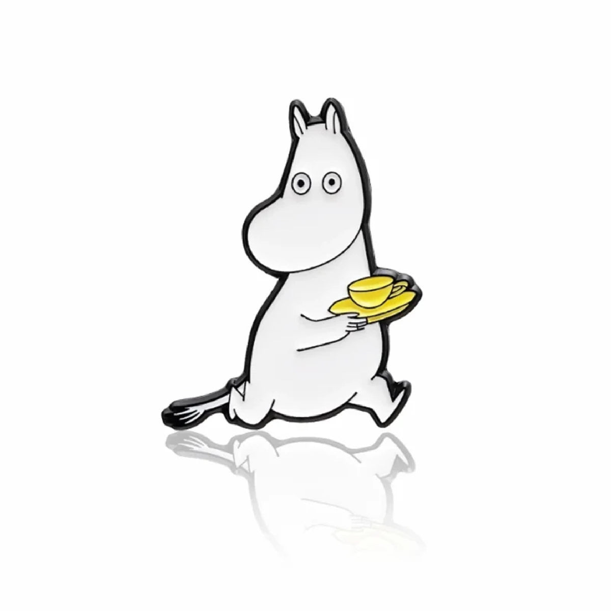 Moomintroll With A Cup Of Coffee Pin