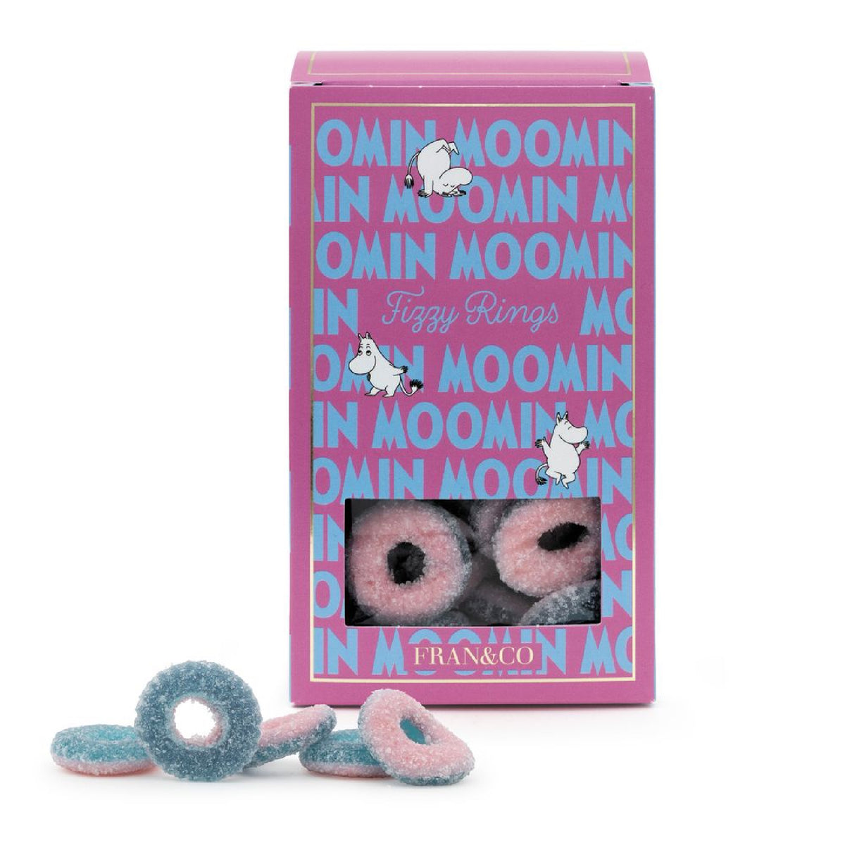 Moomin Fizzy Rings 140 g