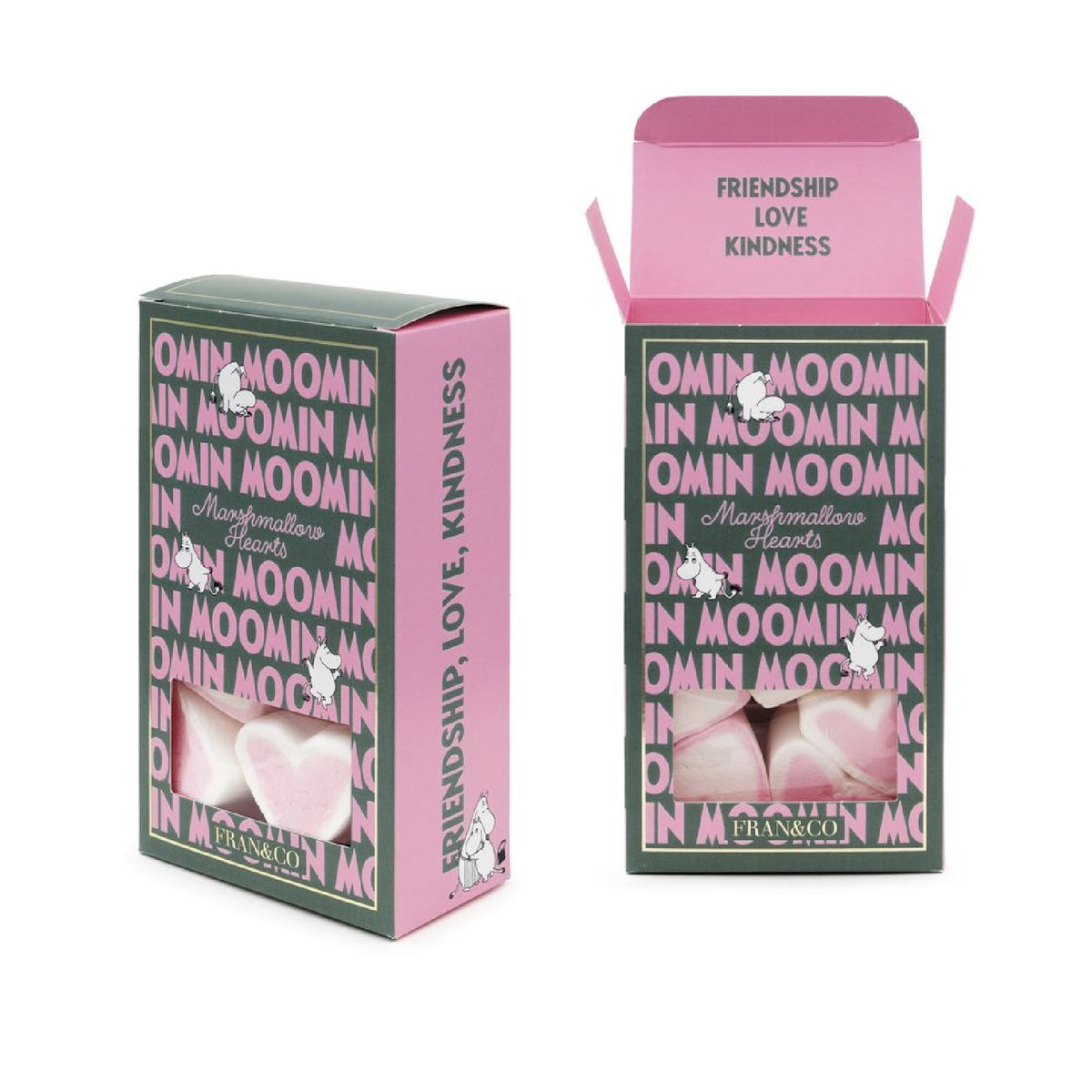 Moomin Marshmallow Vanilla Hearts 55 g