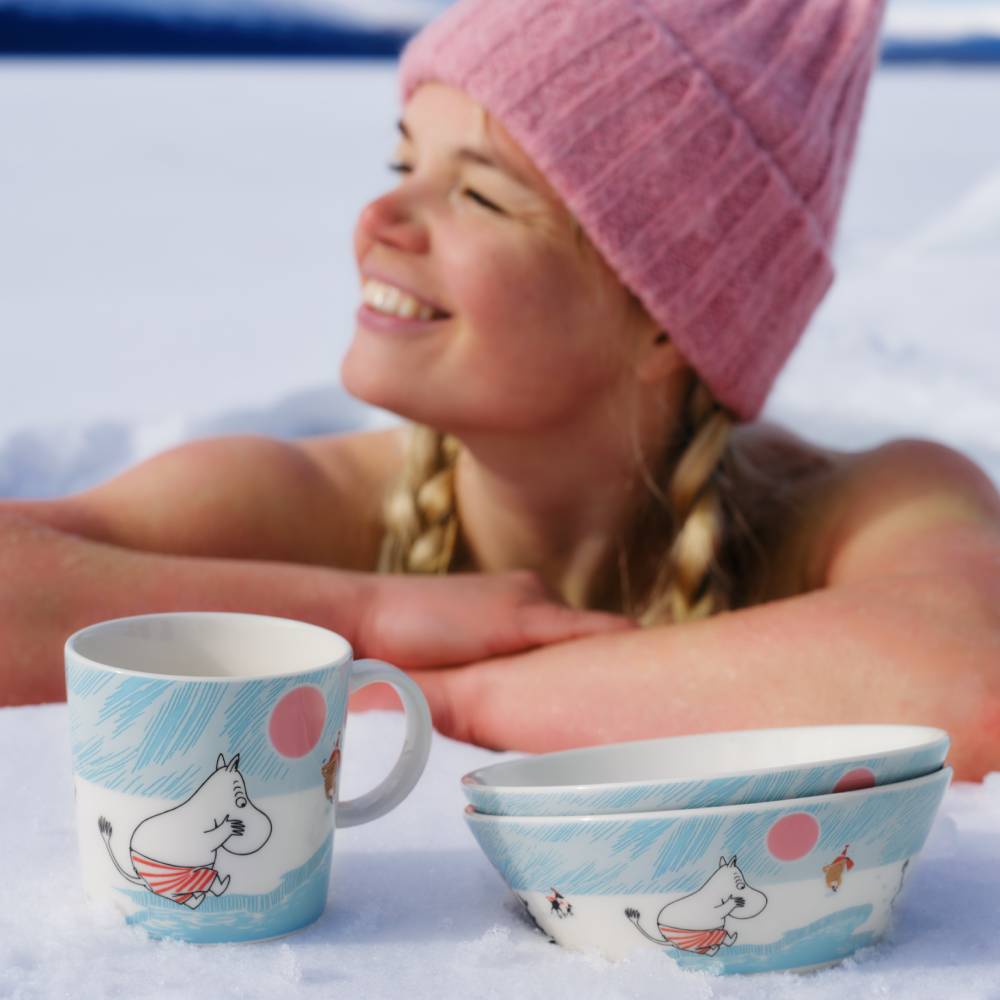 Moomin Ice Swimming Mug & Bowl Bundle