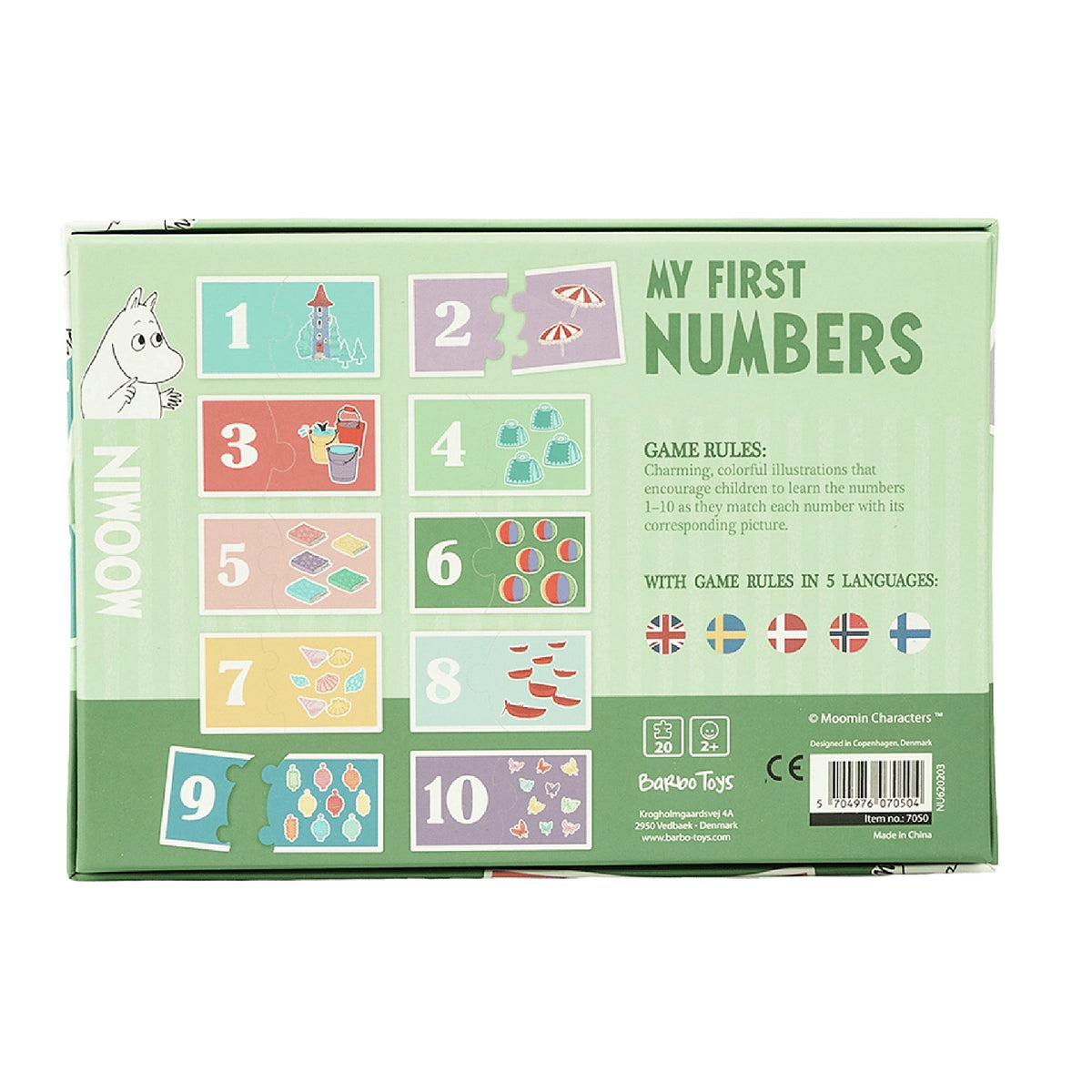 Moomin My First Numbers Learn To Count Game