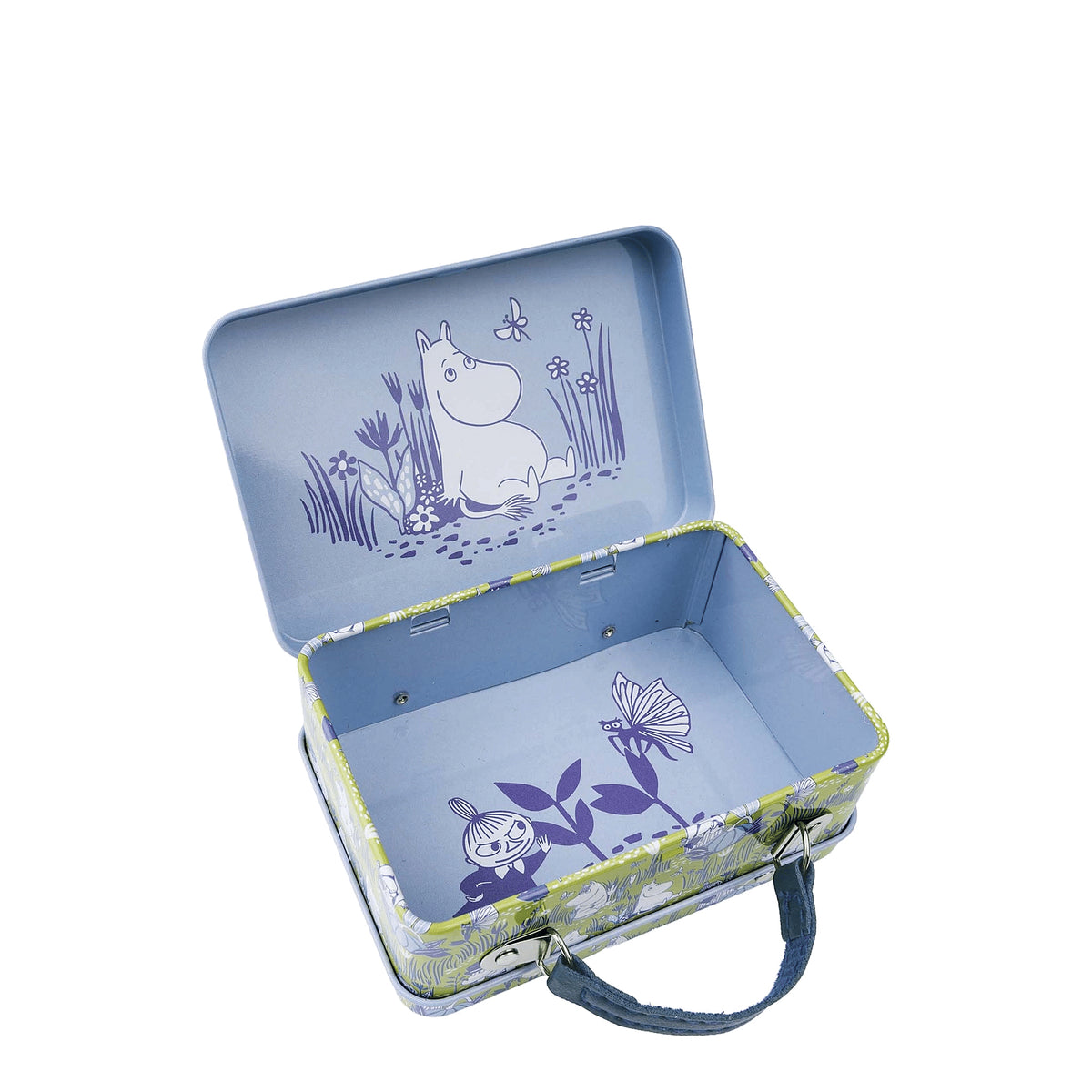 Moomin Small Tin Suitcase Green