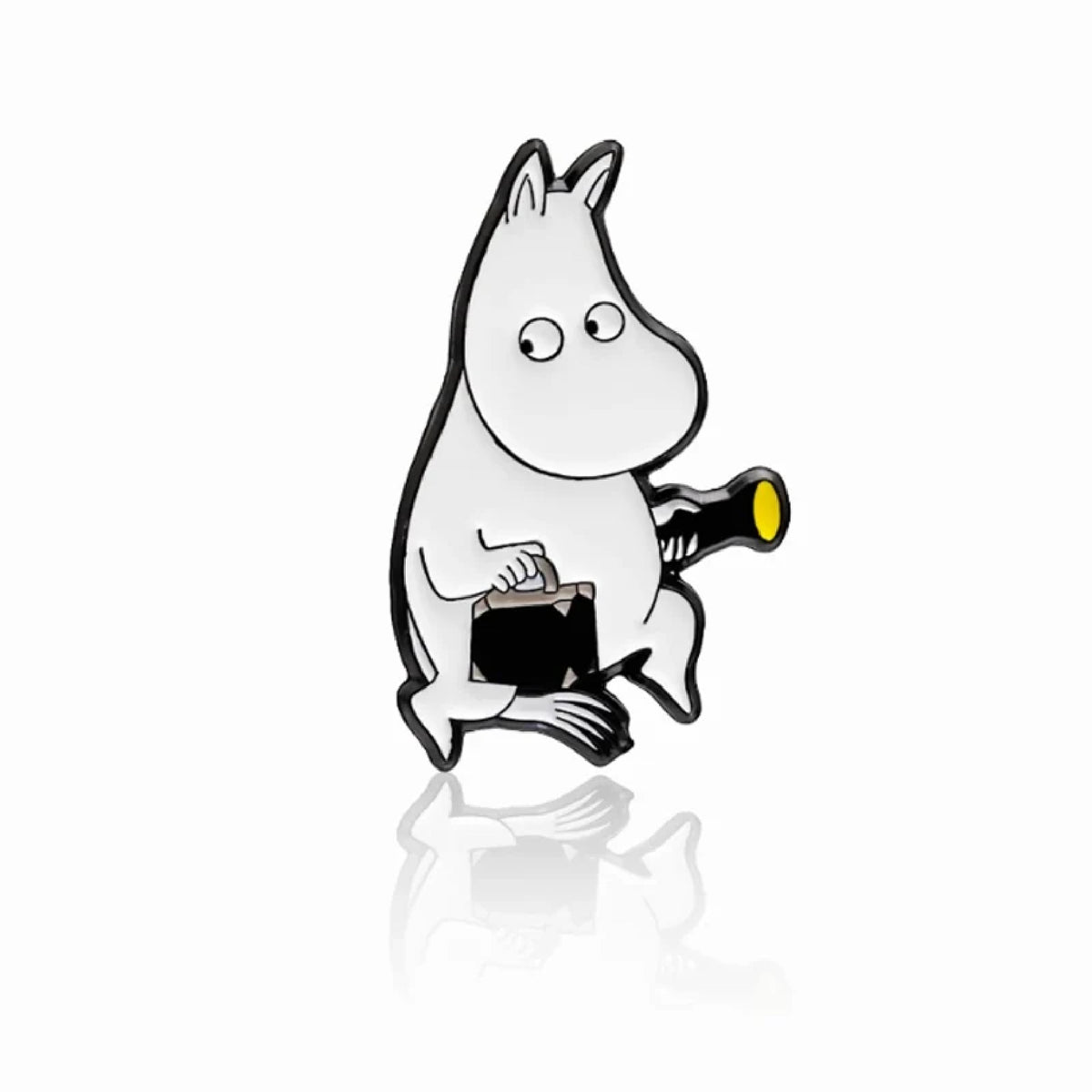 Moomintroll With A Torch Pin
