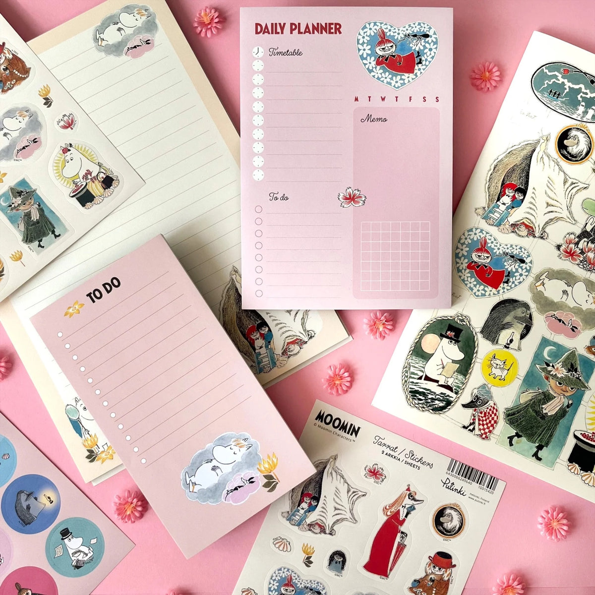 Moomin Characters Sticker Set 2 Sheets