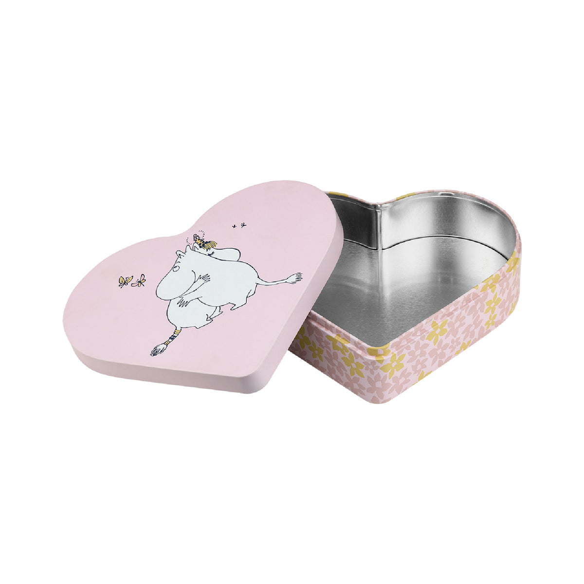 Moomin Heart Shaped Tin Hug 8 x 14.5 cm
