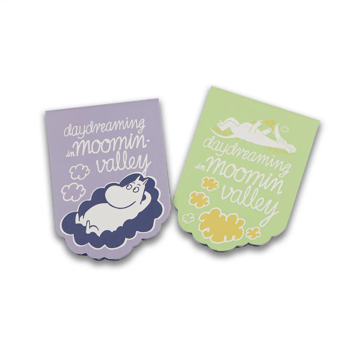 A6 Moomin Daydreaming Shaped Notebooks Set of 2