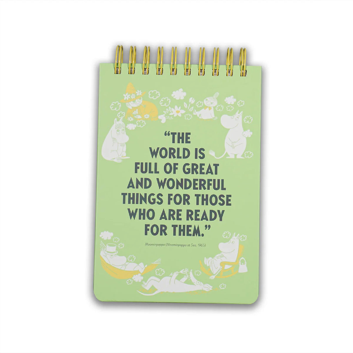 Moomin Daydreaming Oversized Spiral Bound Hardback  A5 Notebook
