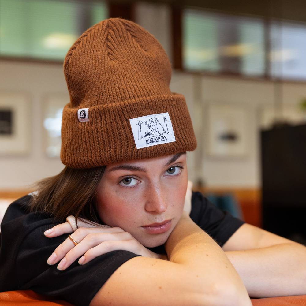 Moomin Novels Collection Beanie Brown