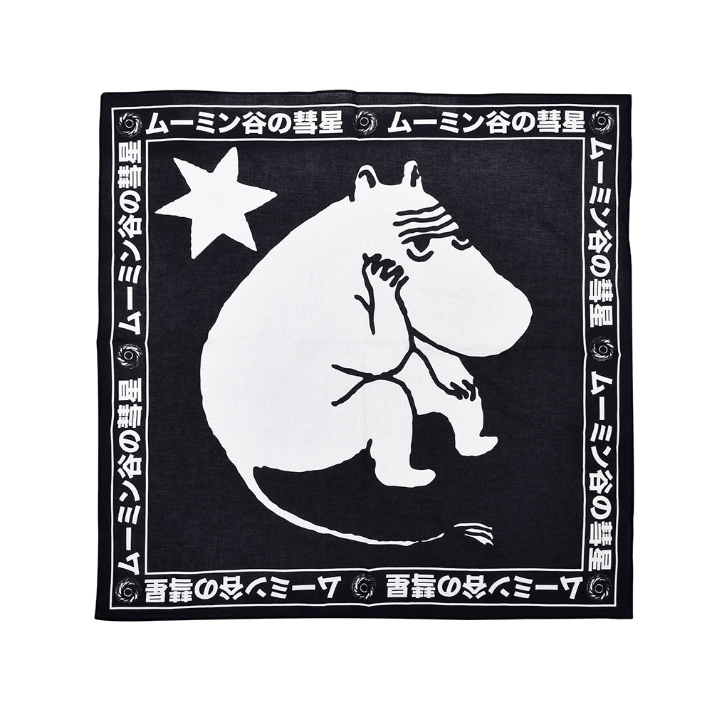 Moomin Novels Collection Scarf Black