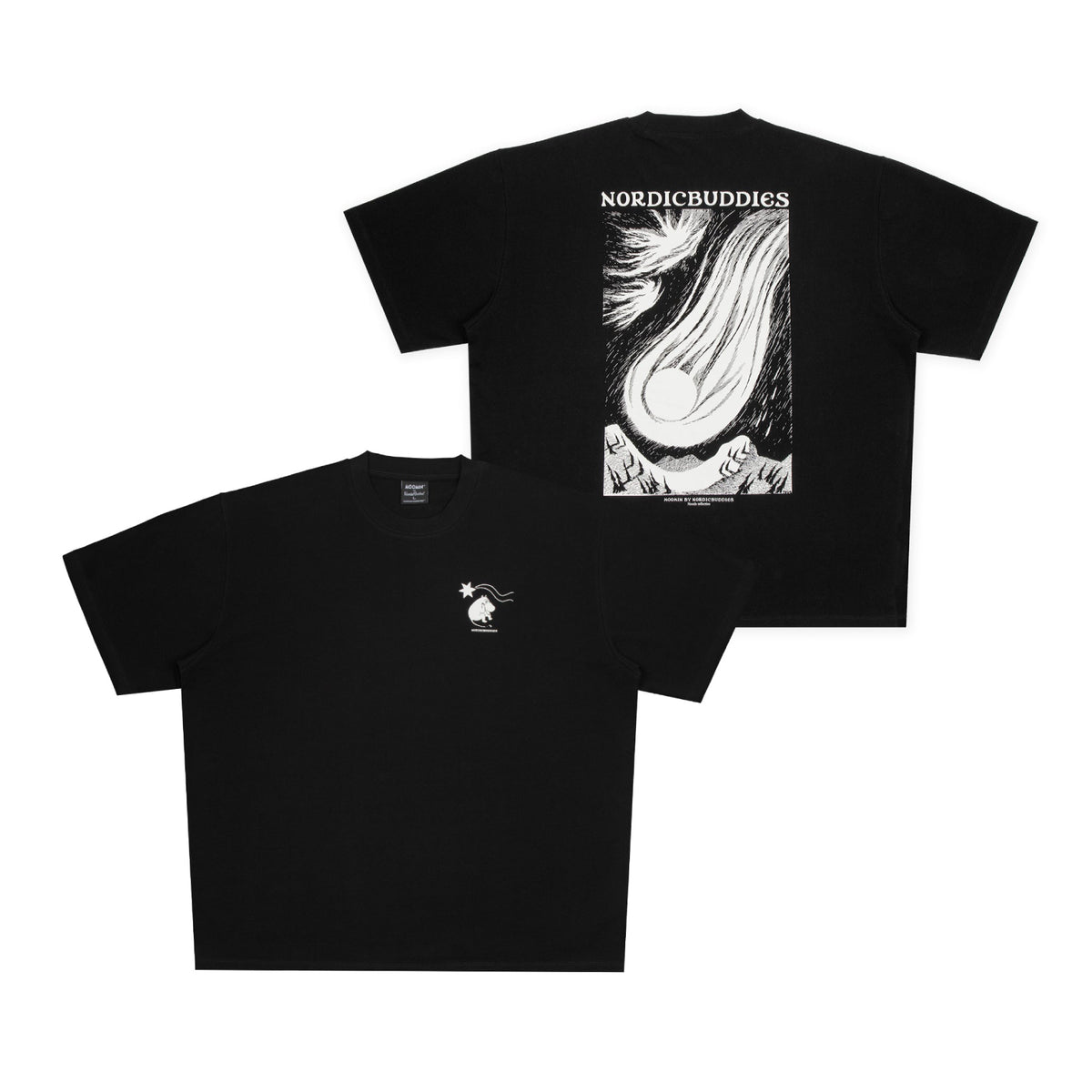 T-shirt Novels The Comet Black
