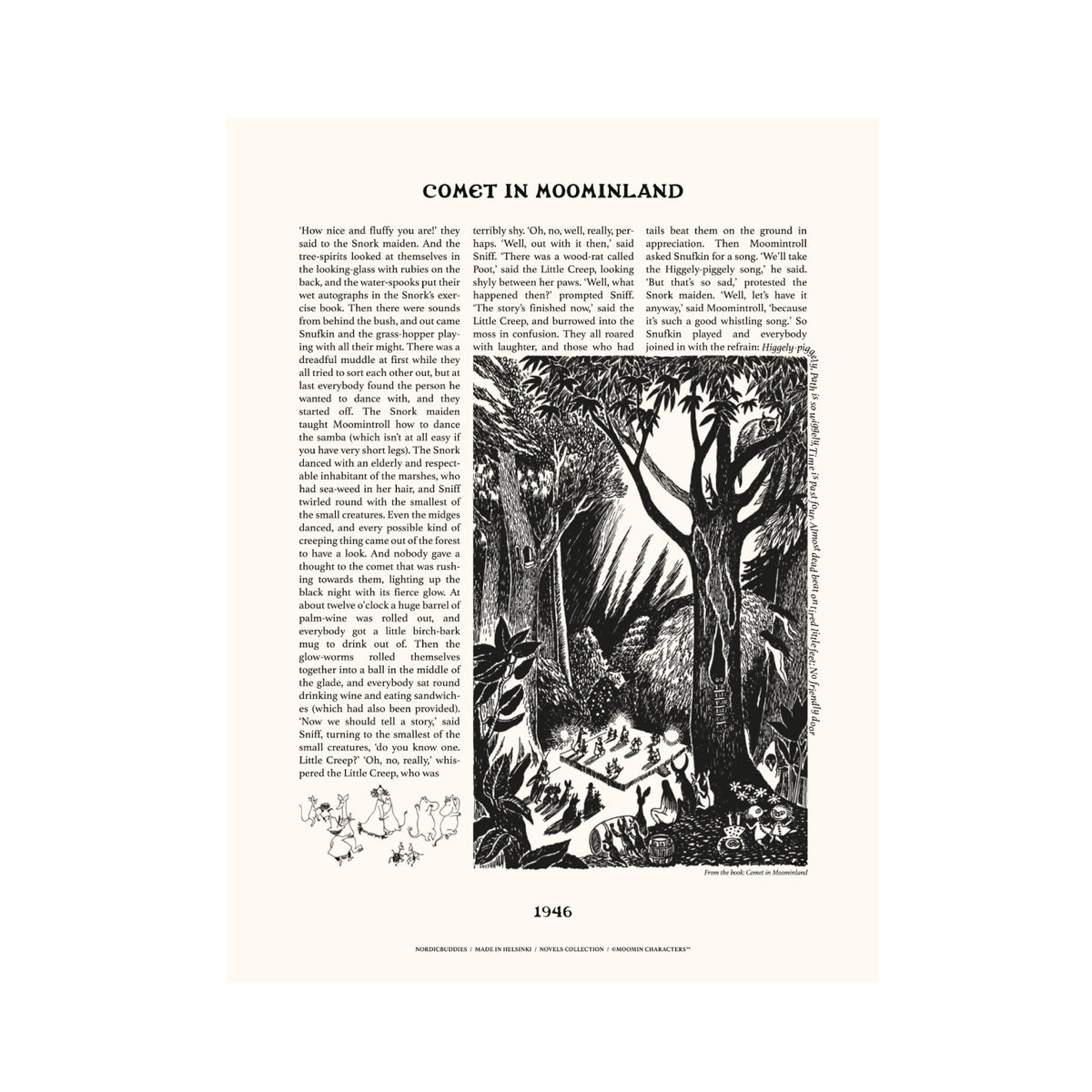 Poster Moomin Novels