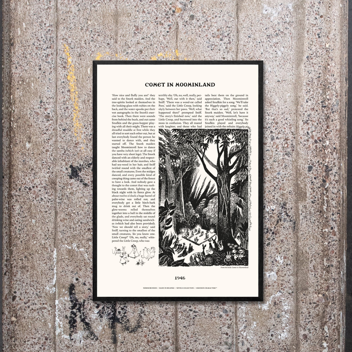 Poster Moomin Novels