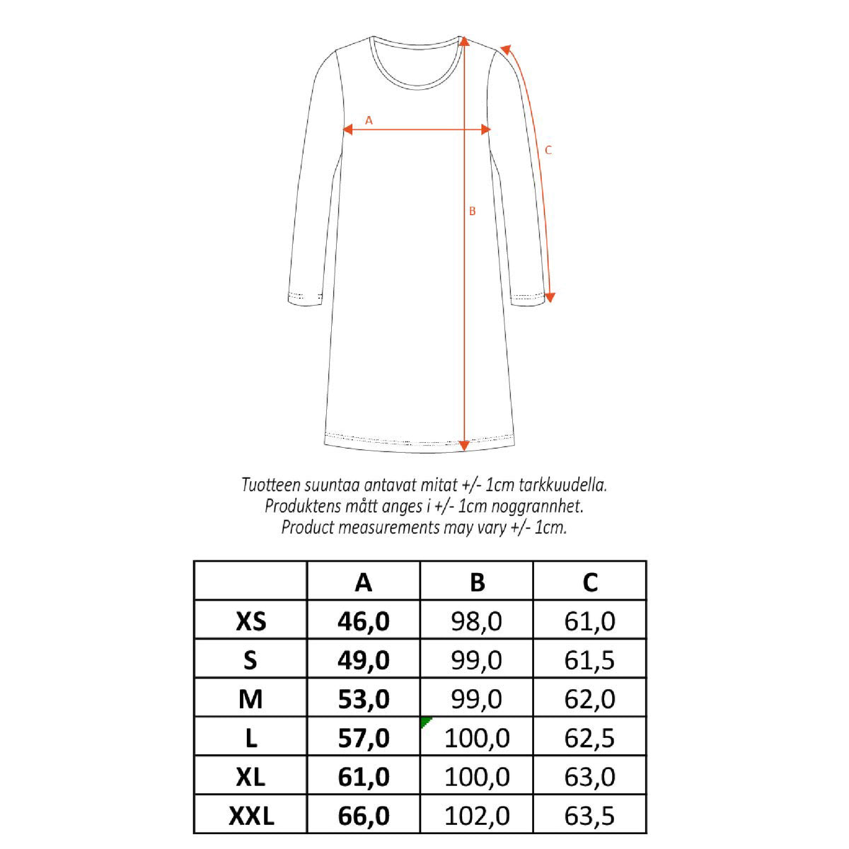 Moomin Adult Nightgown Leafy Lilac