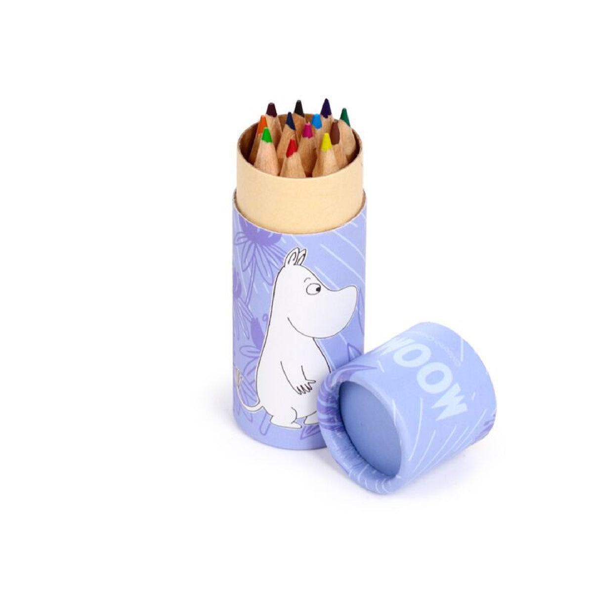 Moomin Pencil Pot with 12 Colouring Pencils