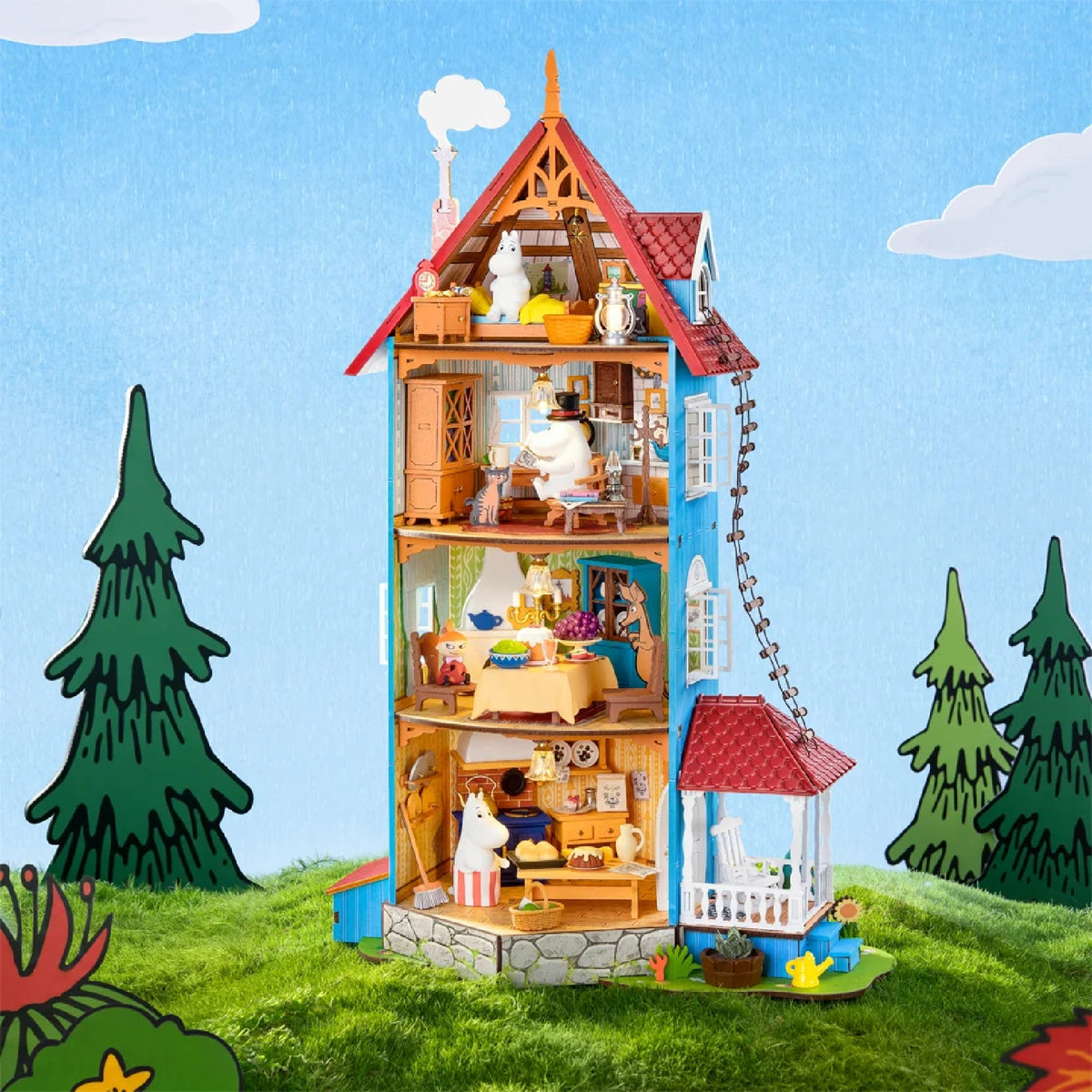 Moominhouse DIY 3D Dollhouse
