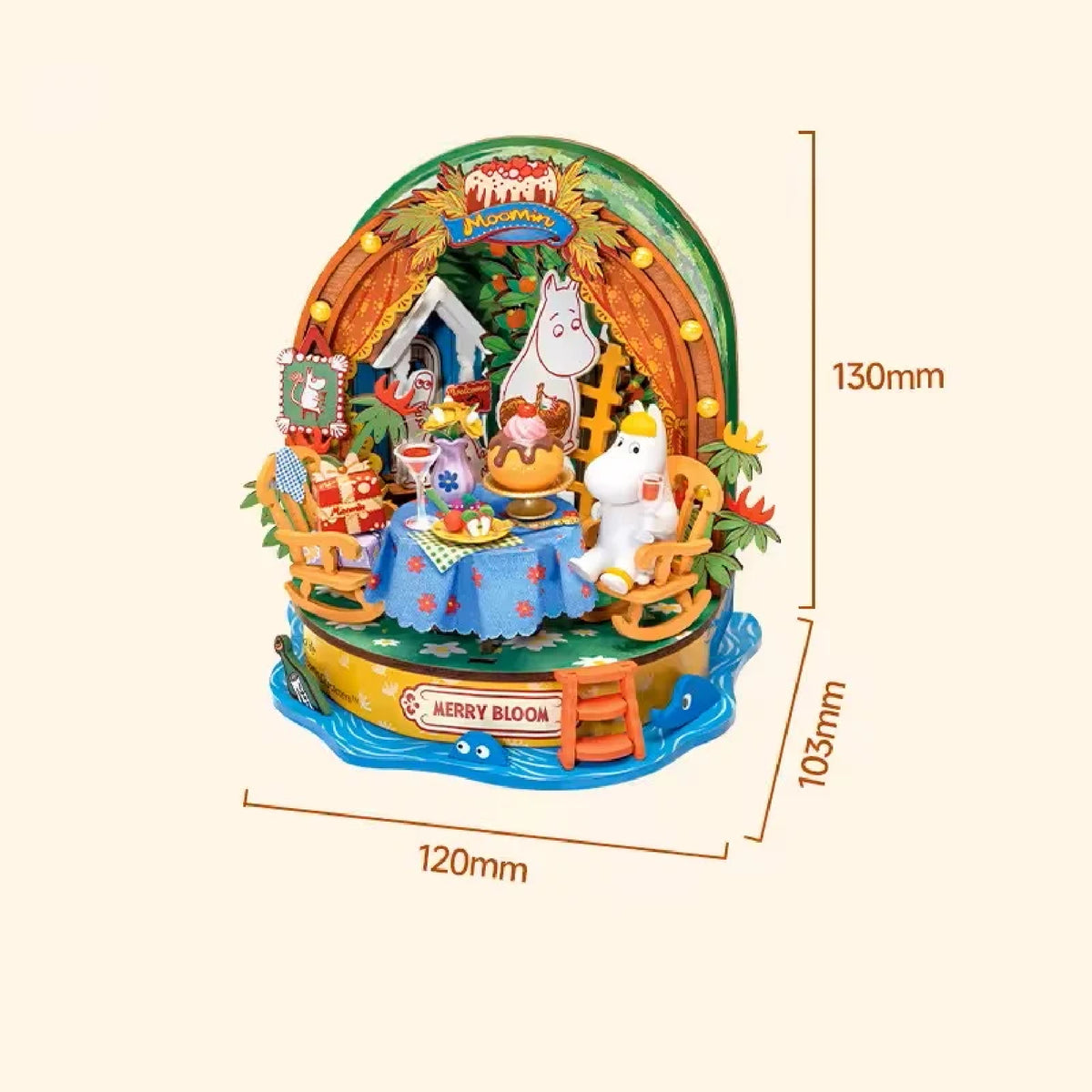 Snorkmaiden's Garden Party DIY 3D Dollhouse