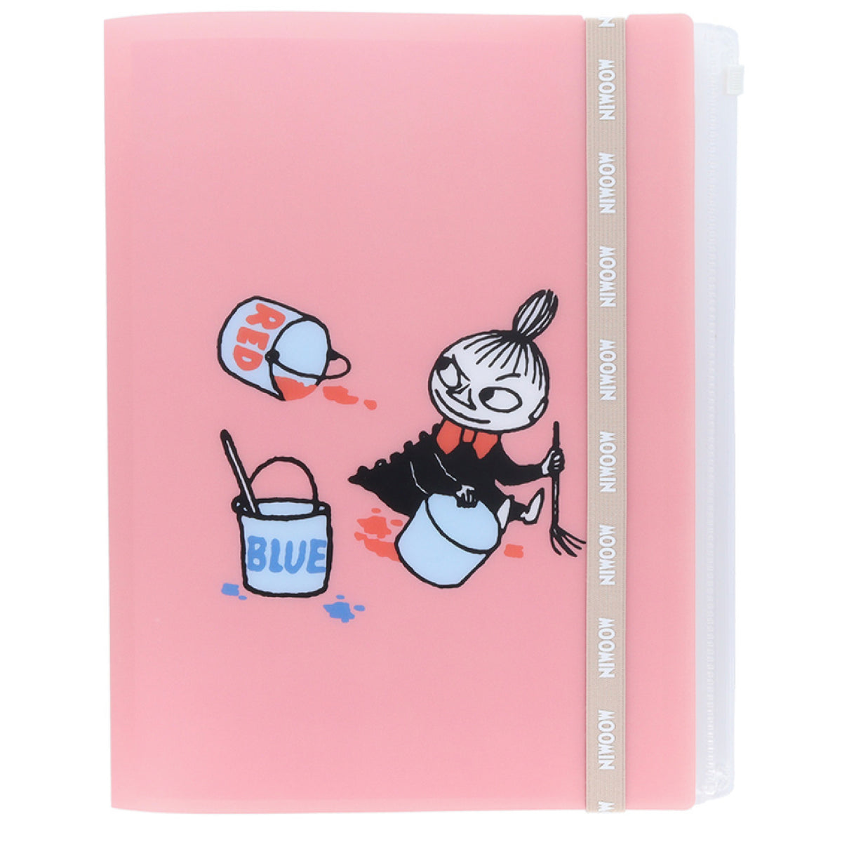 Clear File Folder With 5 Pockets Little My And Mymble Pink