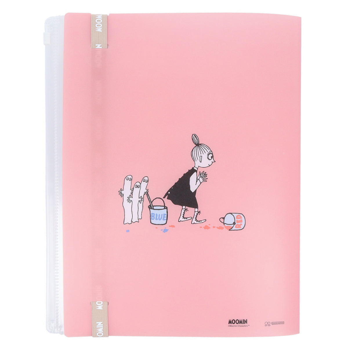 Clear File Folder With 5 Pockets Little My And Mymble Pink