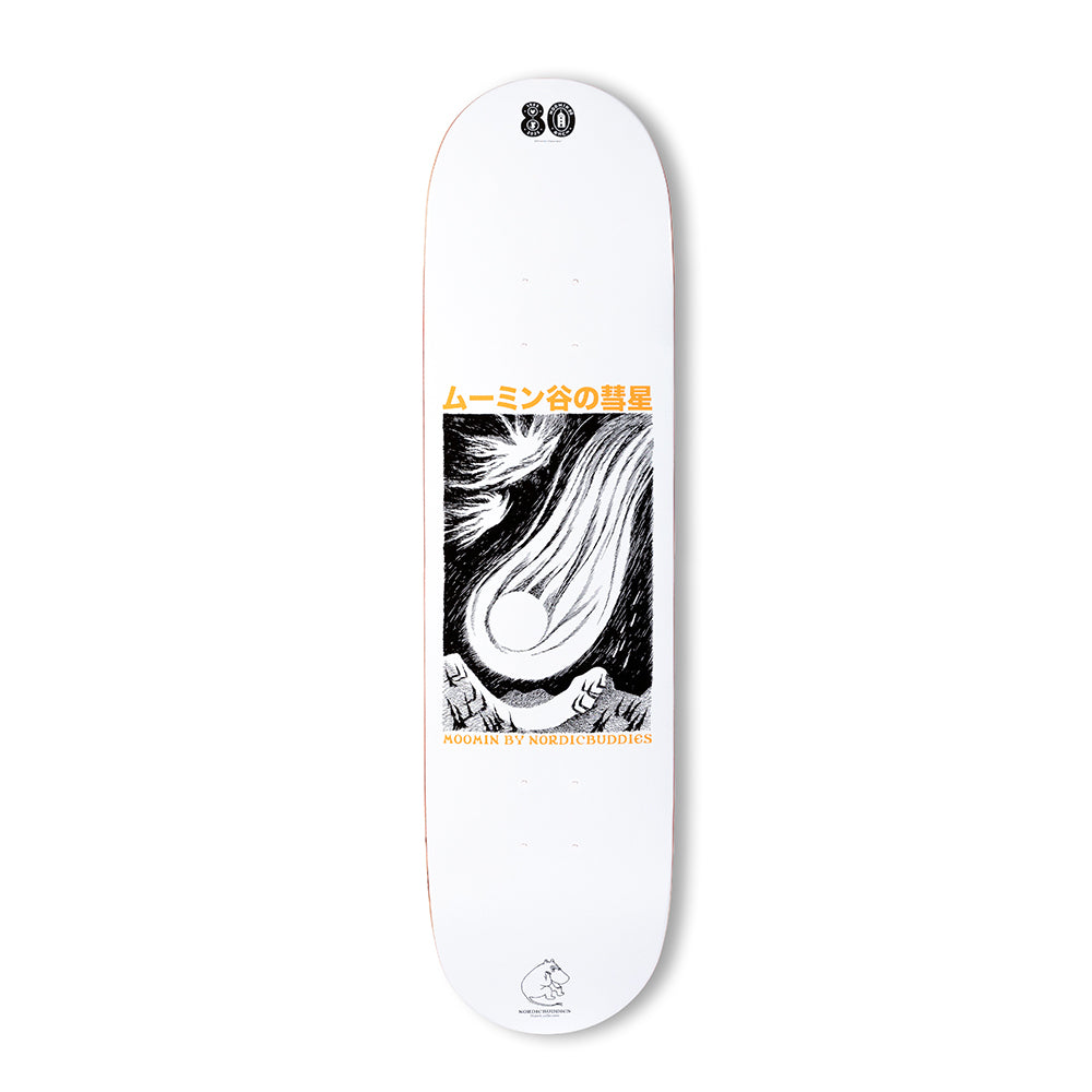 Moomin Skateboard Deck The Comet  White
