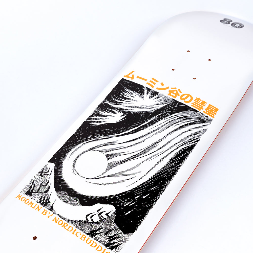 Moomin Skateboard Deck The Comet  White