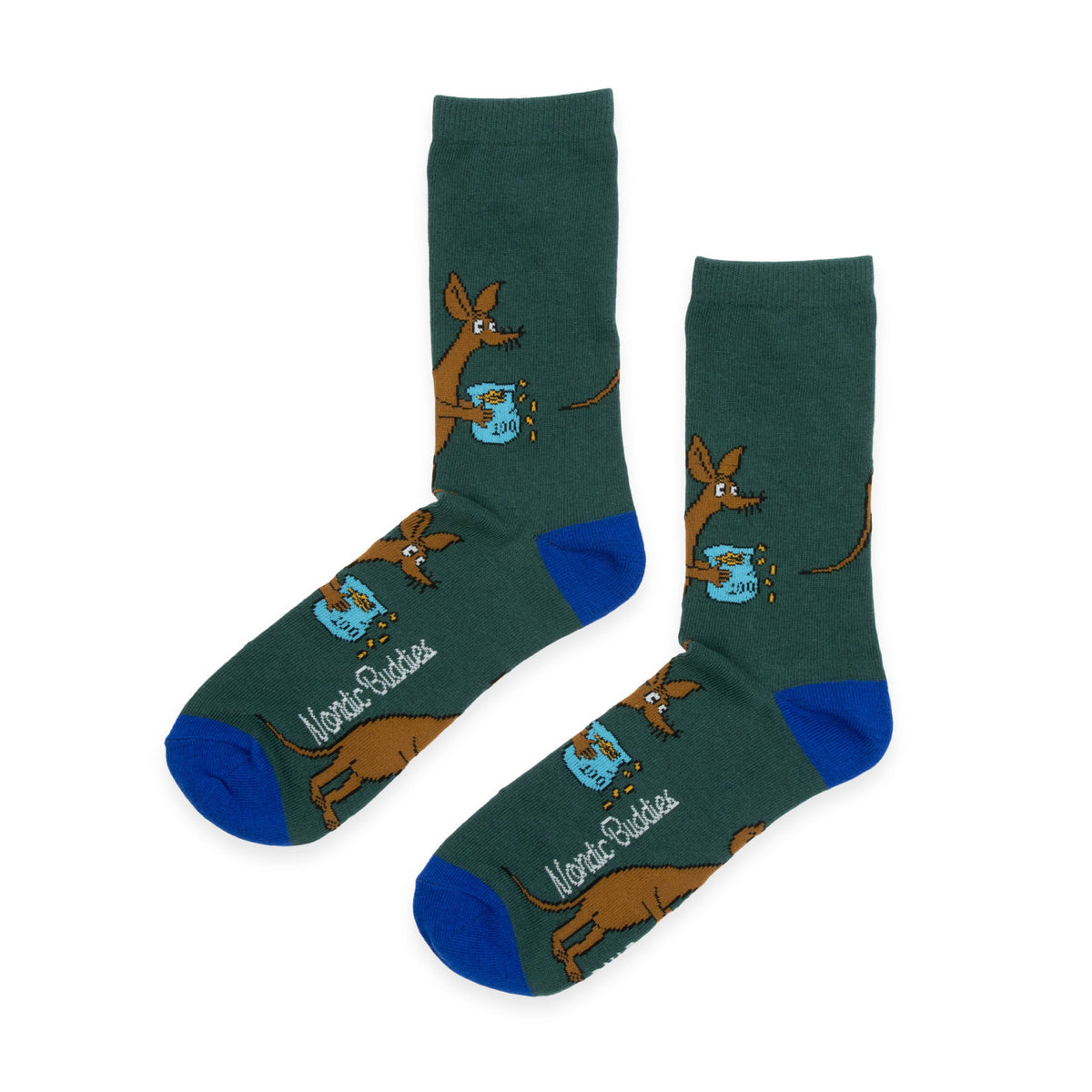 Moomin Socks Sniff Business  Green