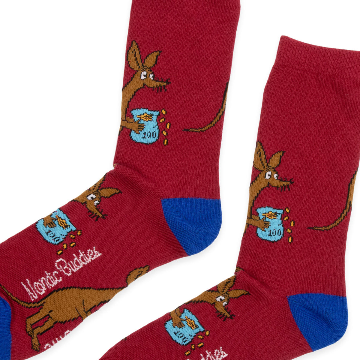 Moomin Socks Sniff Business  Red