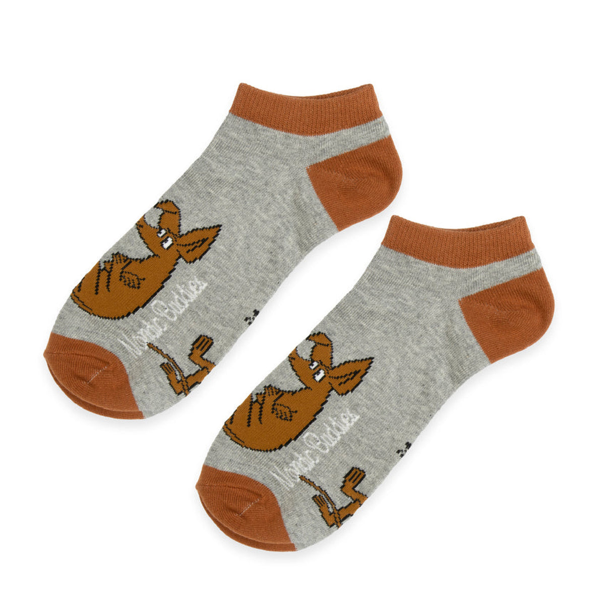Ankle Socks Sniff Grey/Brown
