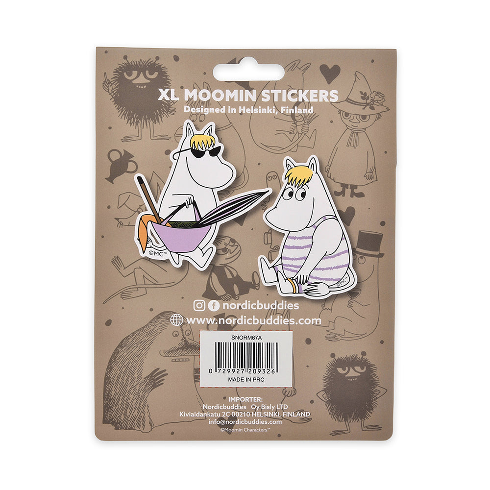 Snorkmaiden Beach XL Stickers 2 pcs