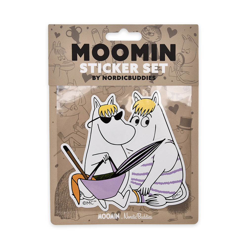 Snorkmaiden Beach XL Stickers 2 pcs