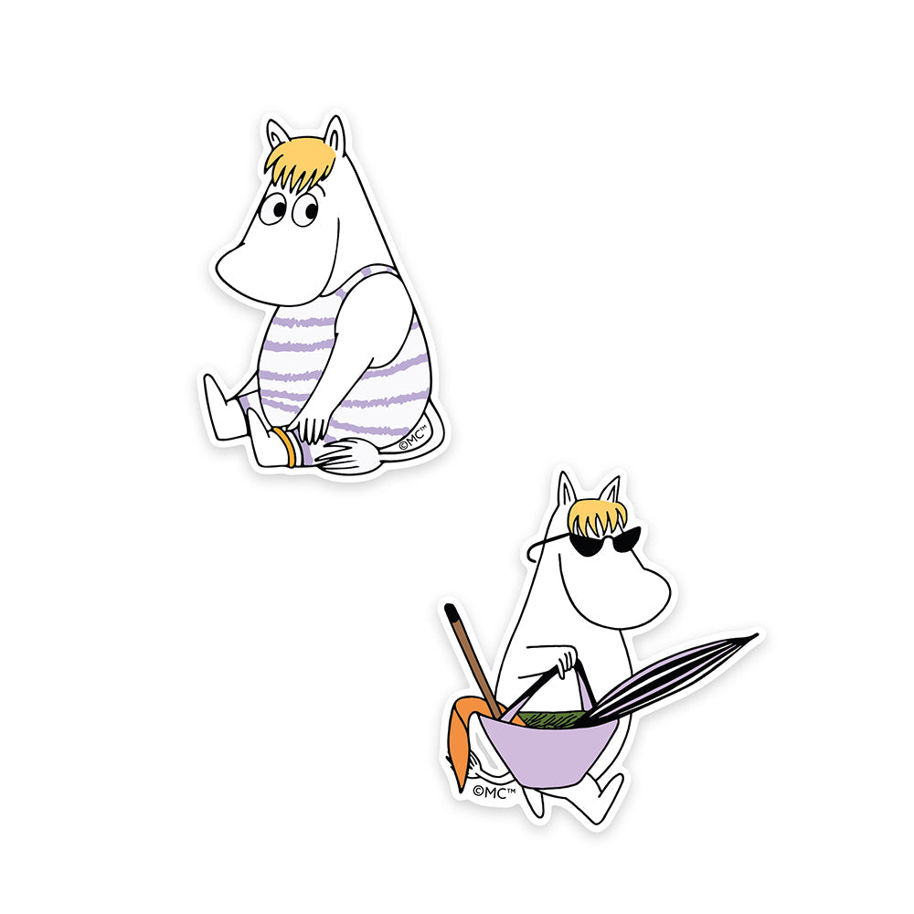 Snorkmaiden Beach XL Stickers 2 pcs