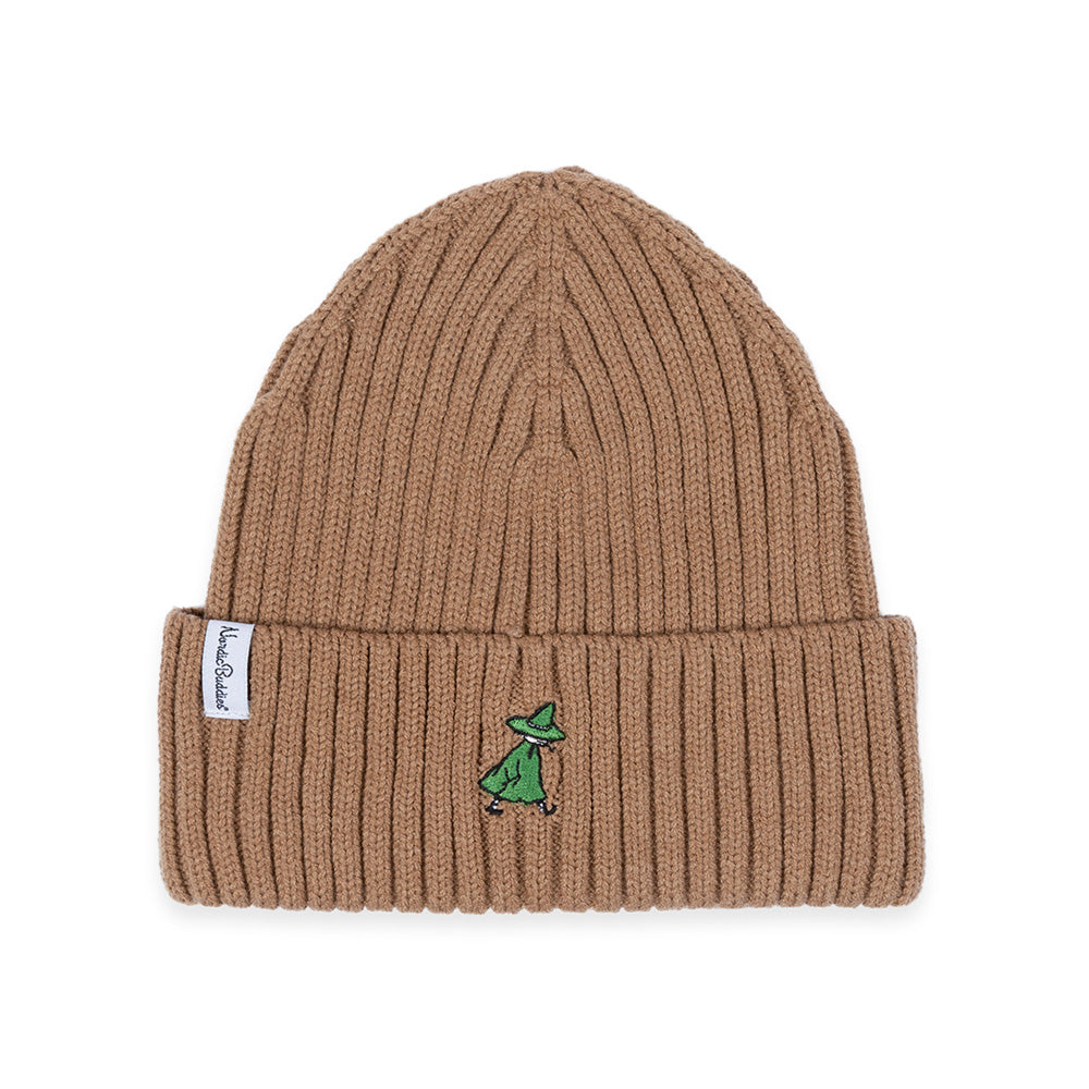 Snufkin Embroidery Beanie Brown