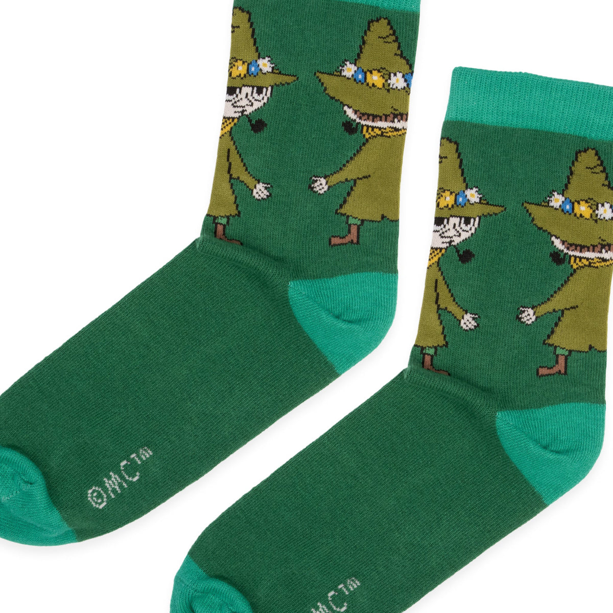 Moomin Socks Snufkin Green