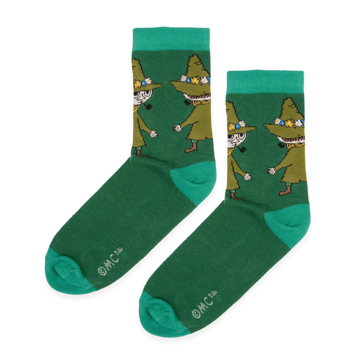Moomin Socks Snufkin Green